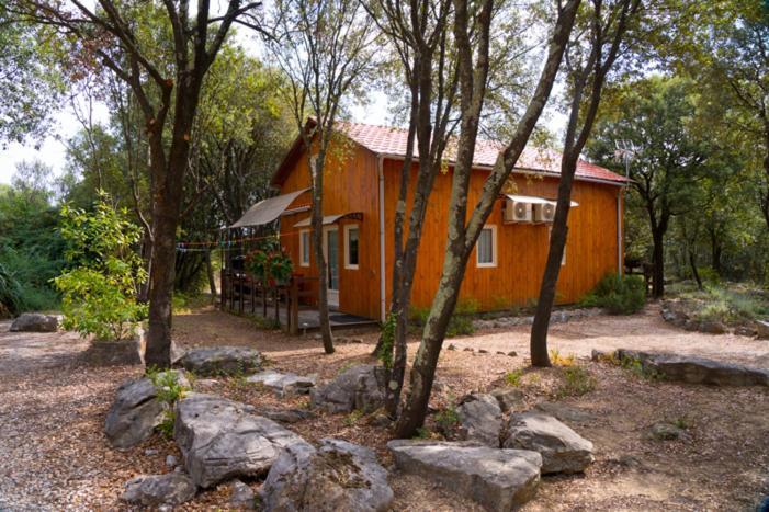 Gites De Plos Appart Chalet Piscine Spa Anduze Exterior photo