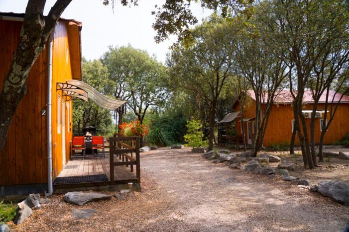 Gites De Plos Appart Chalet Piscine Spa Anduze Exterior photo